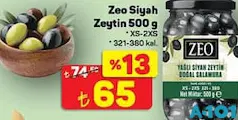 ZEO SİYAH ZEYTİN 500 G ZEO SİYAH ZEYTİN 500 G